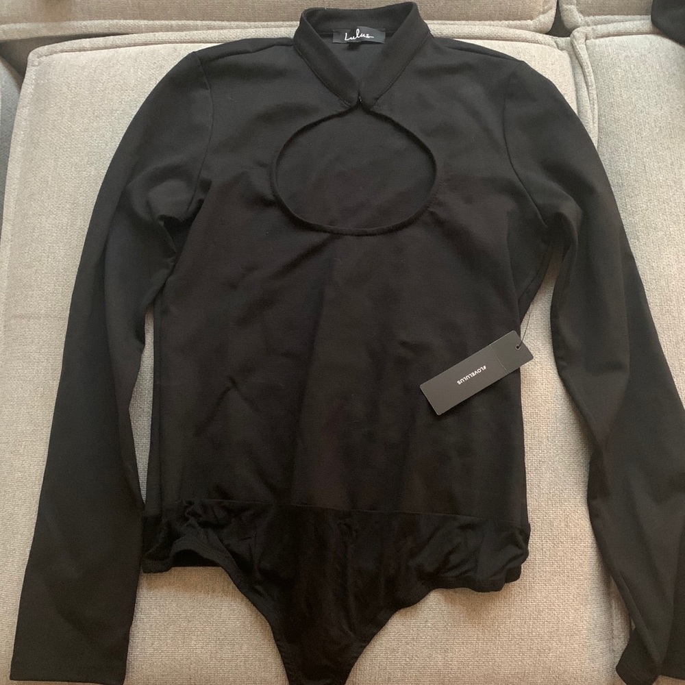 Black Long Sleeve Body Suit